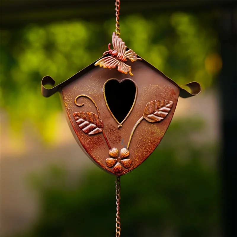 News Gold Bird Houses Rain Chain For Heavy Rain, Functional & Decorative Replacement Downspout Chain For Outside Rainchain
News Gold Bird Houses Rain Chain For Heavy Rain, Functional & Decorative Replacement Downspout Chain For Outside Rainchain