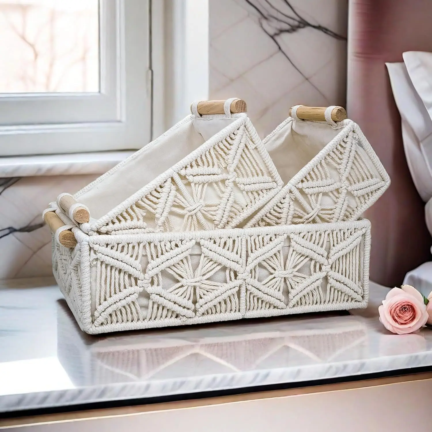Hand Woven Storage Basket, Grid Designed Desktop Sorting Basket, Miscellaneous Storage Basket, Dirty Clothes Basket
Hand Woven Storage Basket, Grid Designed Desktop Sorting Basket, Miscellaneous Storage Basket, Dirty Clothes Basket