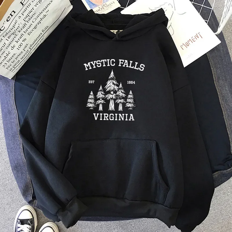 Уличная одежда Mystic Falls Virginia, толстовки Moletom Masculino, зимние мужские толстовки с длинным рукавом, удобные пуловеры в стиле хип-хоп
Уличная одежда Mystic Falls Virginia, толстовки Moletom Masculino, зимние мужские толстовки с длинным рукавом, удобные пуловеры в стиле хип-хоп