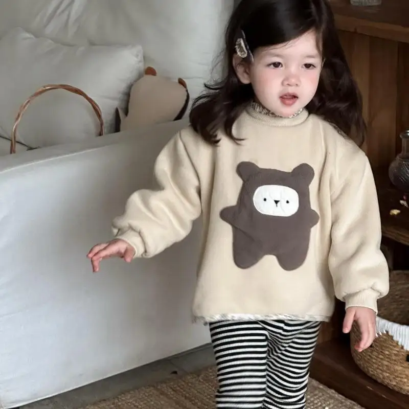 2025 Winter New Children Long Sleeve Cartoon Tops Boys Girls Fleece Sweatshirt Cotton Baby Casual Sweatshirt Kids Fleece Clothes
2025 Winter New Children Long Sleeve Cartoon Tops Boys Girls Fleece Sweatshirt Cotton Baby Casual Sweatshirt Kids Fleece Clothes
