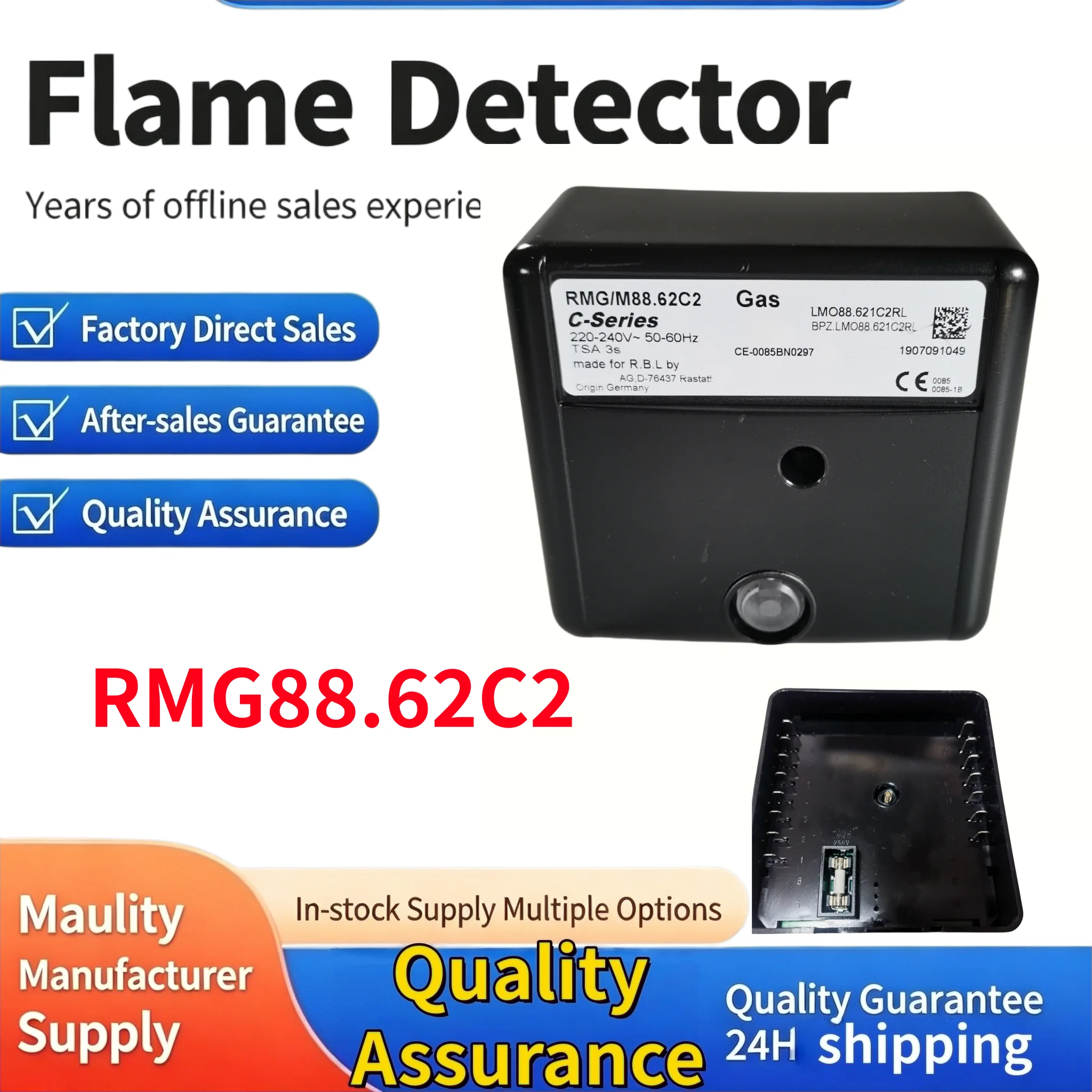 Controller RMG88.62C2 modulating replace RIELLO control box burner spare parts combustion 24H shipping
Controller RMG88.62C2 modulating replace RIELLO control box burner spare parts combustion 24H shipping