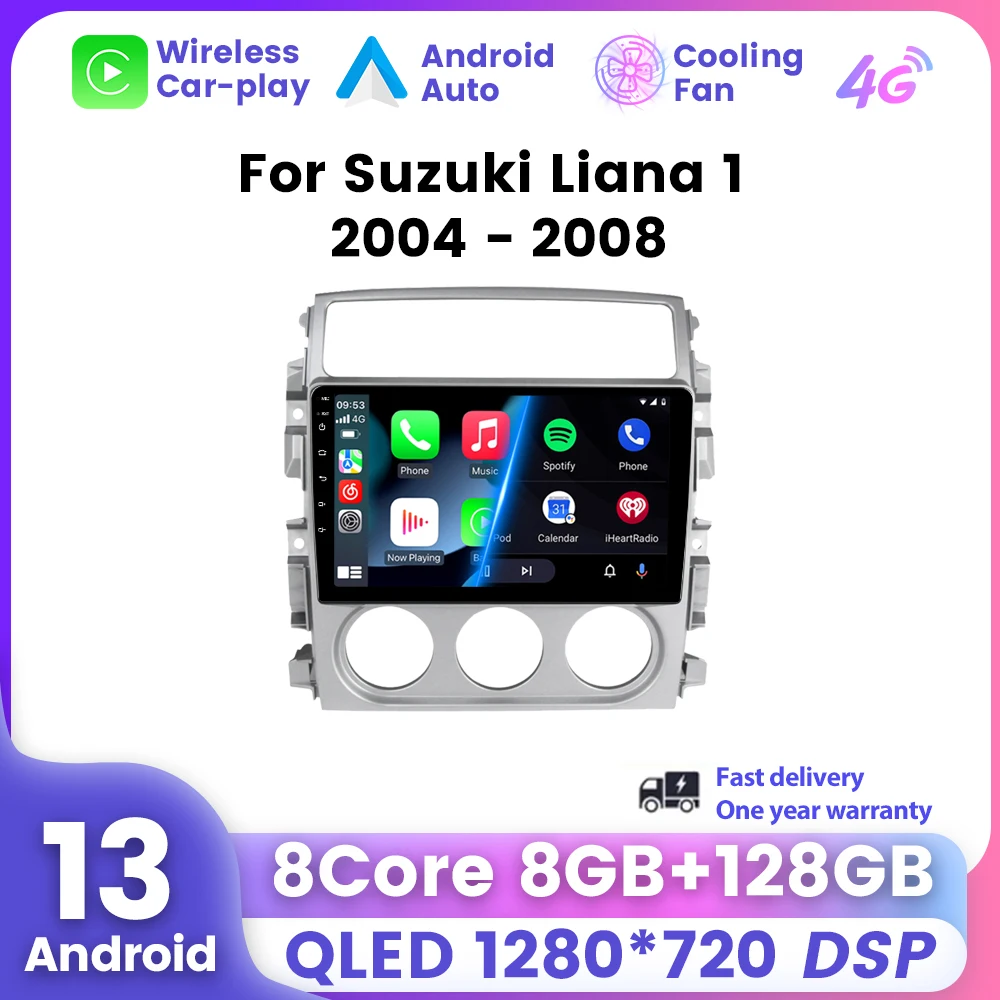 QLED Screen Android 13 Auto For Suzuki Liana 2004 2005 2006 2007 2008 Multimedia Video Player Car Radio Stereo GPS Carplay 2 Din
QLED Screen Android 13 Auto For Suzuki Liana 2004 2005 2006 2007 2008 Multimedia Video Player Car Radio Stereo GPS Carplay 2 Din