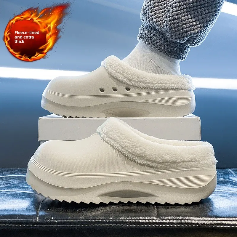 Мужские зимние тапочки Thiened Fce, водонепроницаемые нескользящие тапочки большого размера 45, теплые удобные тапочки Cotton oes для улицы
Мужские зимние тапочки Thiened Fce, водонепроницаемые нескользящие тапочки большого размера 45, теплые удобные тапочки Cotton oes для улицы