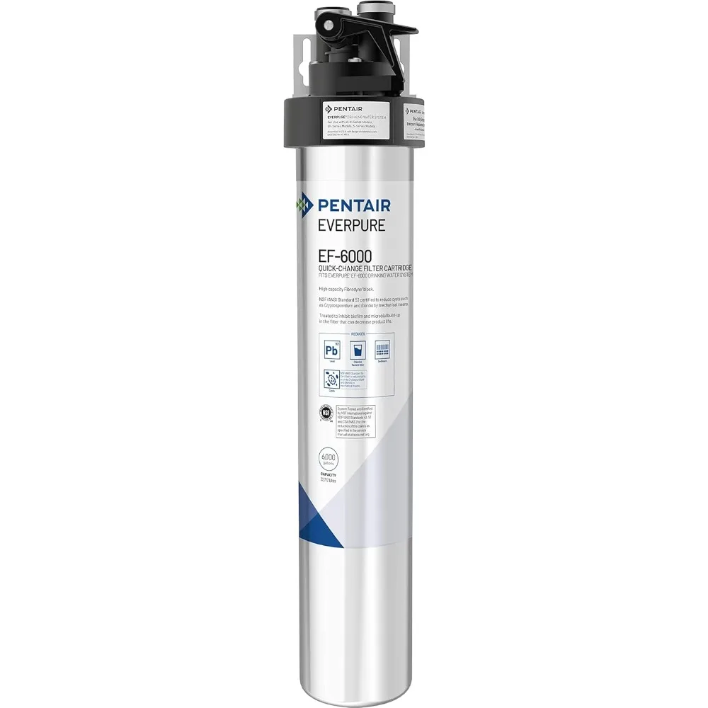 Pentair EF-6000 Full Flow Drinking Water System, EV985500, Includes Filter Head, Filter Cartridge, All Hardware and Connectors
Pentair EF-6000 Full Flow Drinking Water System, EV985500, Includes Filter Head, Filter Cartridge, All Hardware and Connectors