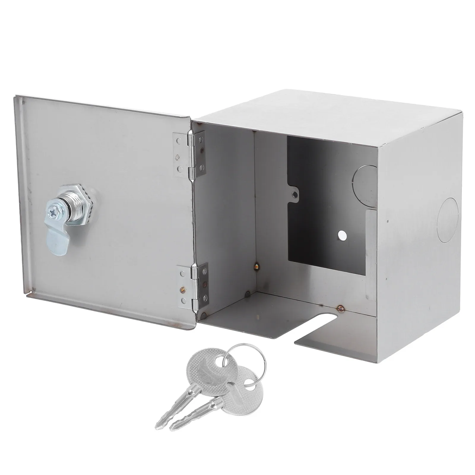 Waterproof Socket Box 86 Standard Stainless Steel Lockable Outlet Cover Weatherproof Electrical Receptacle Protector for Kitchen
Waterproof Socket Box 86 Standard Stainless Steel Lockable Outlet Cover Weatherproof Electrical Receptacle Protector for Kitchen