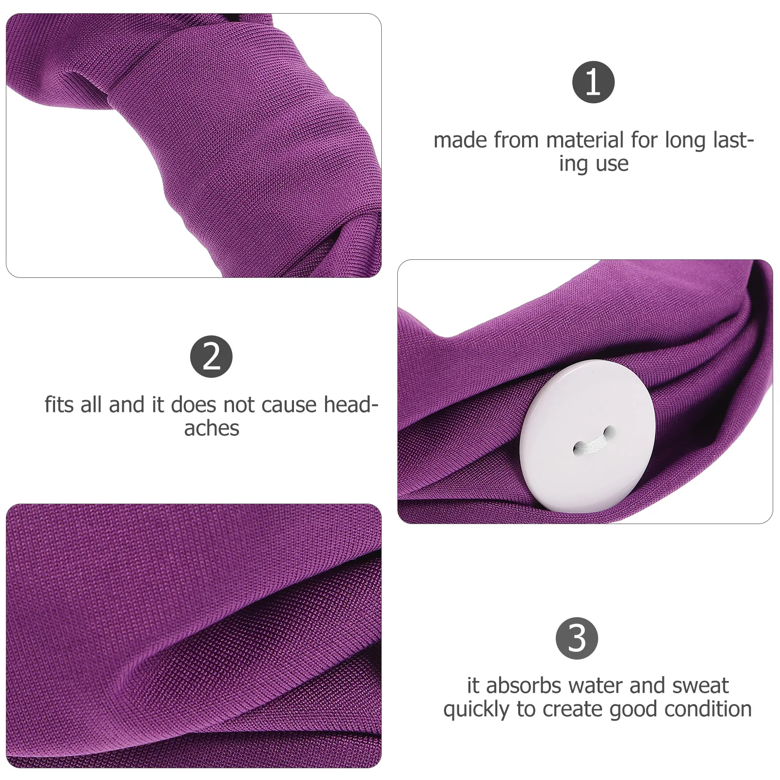 Running Accessories for Women Elastic Headband Headbands Yoga Adult Purple Hairband
Running Accessories for Women Elastic Headband Headbands Yoga Adult Purple Hairband