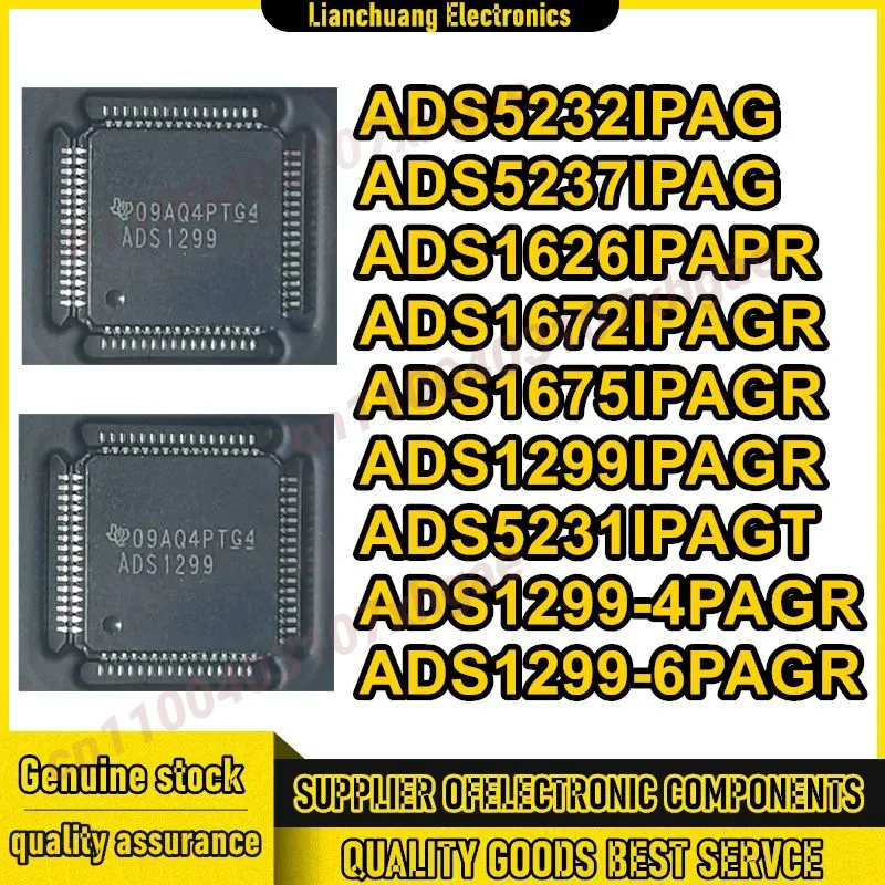 ADS5232IPAG ADS5237IPAG ADS1626IPAPR ADS1672IPAGR ADS1675IPAGR ADS1299IPAGR ADS5231IPAGT ADS1299-4PAGR ADS1299-6PAGR HTQFP IC
ADS5232IPAG ADS5237IPAG ADS1626IPAPR ADS1672IPAGR ADS1675IPAGR ADS1299IPAGR ADS5231IPAGT ADS1299-4PAGR ADS1299-6PAGR HTQFP IC