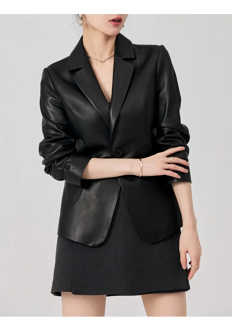 2023 Real Leather Jacket Women Genuine Sheepskin Jackets for Women New Spring High Quality Slim Leather Coat Jaqueta Feminina
2023 Real Leather Jacket Women Genuine Sheepskin Jackets for Women New Spring High Quality Slim Leather Coat Jaqueta Feminina