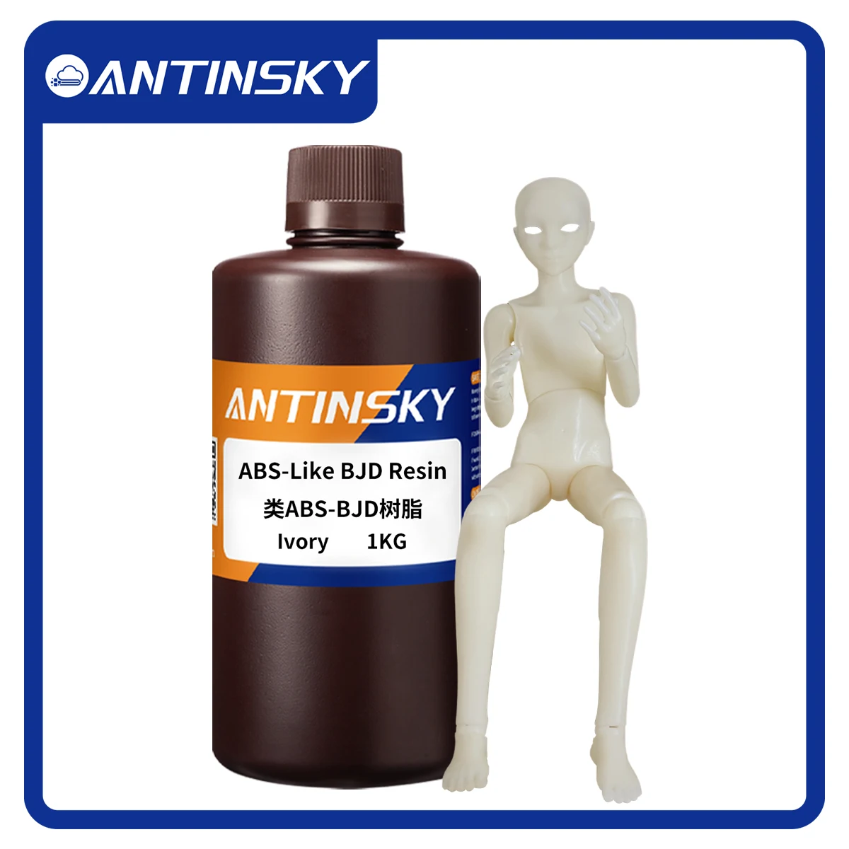 Смола для 3D-печати ANTINSKY ABS-LikeBJD, 1 кг, с низкой вязкостью и слабым запахом, высококачественная, с низкой степенью усадки.
Смола для 3D-печати ANTINSKY ABS-LikeBJD, 1 кг, с низкой вязкостью и слабым запахом, высококачественная, с низкой степенью усадки.