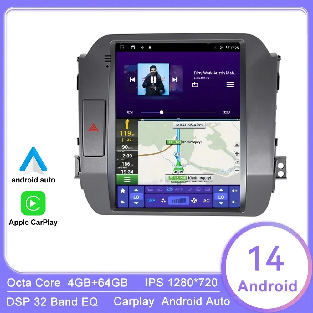 For Tesla style Android14 Carplay Car Radio for KIA Sportage 3 2010-2016 Multimedia Player GPS Navigation 2din 8core 4G+WIFI DSP
For Tesla style Android14 Carplay Car Radio for KIA Sportage 3 2010-2016 Multimedia Player GPS Navigation 2din 8core 4G+WIFI DSP