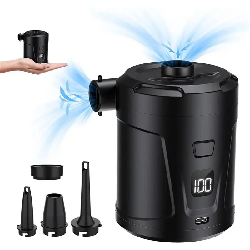 Electric Inflatable Pump Fast Inflating 5200mAh For Air Mats, Swimming Rings, Wireless Portable Electric Outdoor Air Pumps
Electric Inflatable Pump Fast Inflating 5200mAh For Air Mats, Swimming Rings, Wireless Portable Electric Outdoor Air Pumps