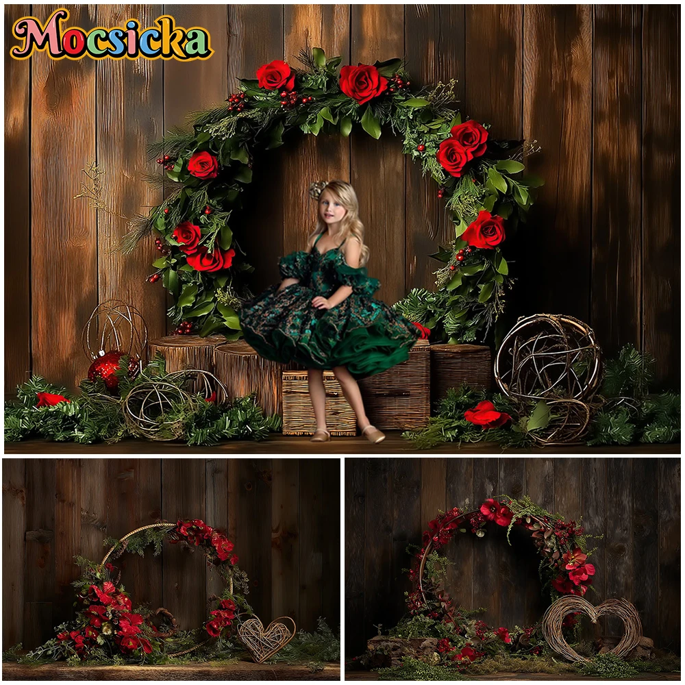 Mocsicka Valentine's Day Photography Backdrop Rose Love Romantic Wooden Wallpaper Wedding Decorations Birthday Background Banner
Mocsicka Valentine's Day Photography Backdrop Rose Love Romantic Wooden Wallpaper Wedding Decorations Birthday Background Banner