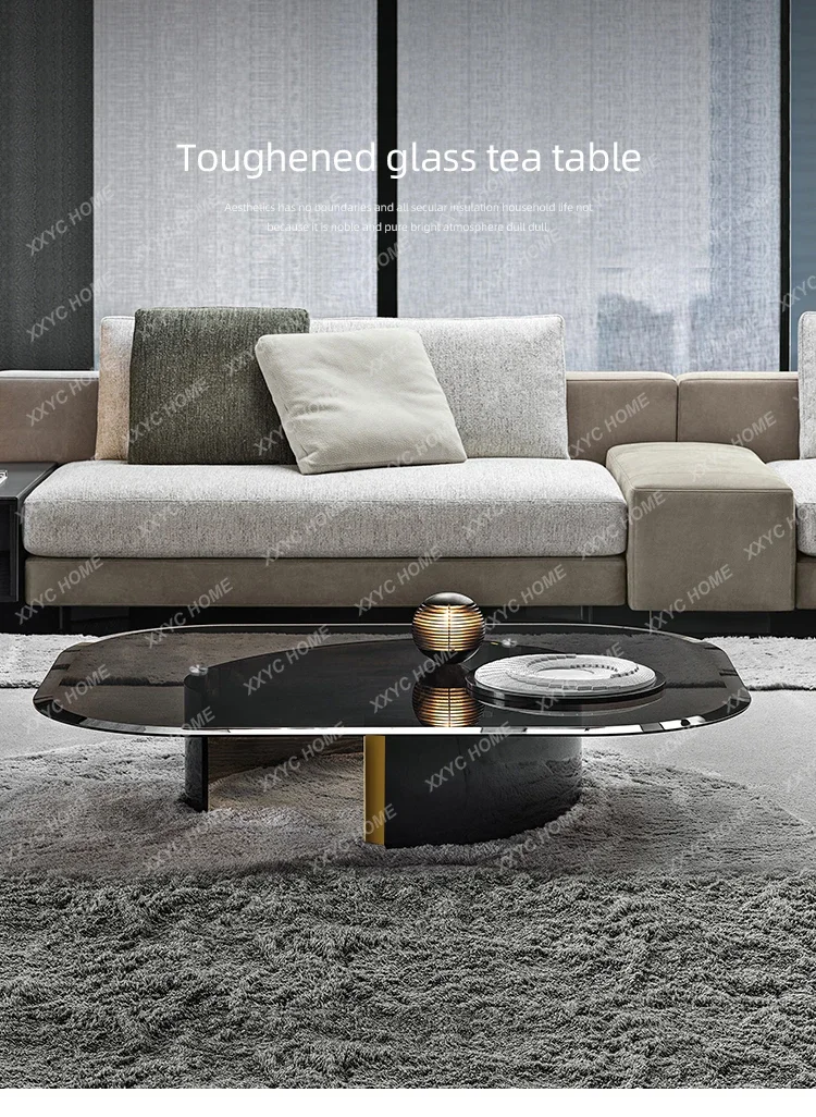 HMJ coffee table stainless steel modern creative minimalist round square glass high-end sofa coffee table
HMJ coffee table stainless steel modern creative minimalist round square glass high-end sofa coffee table