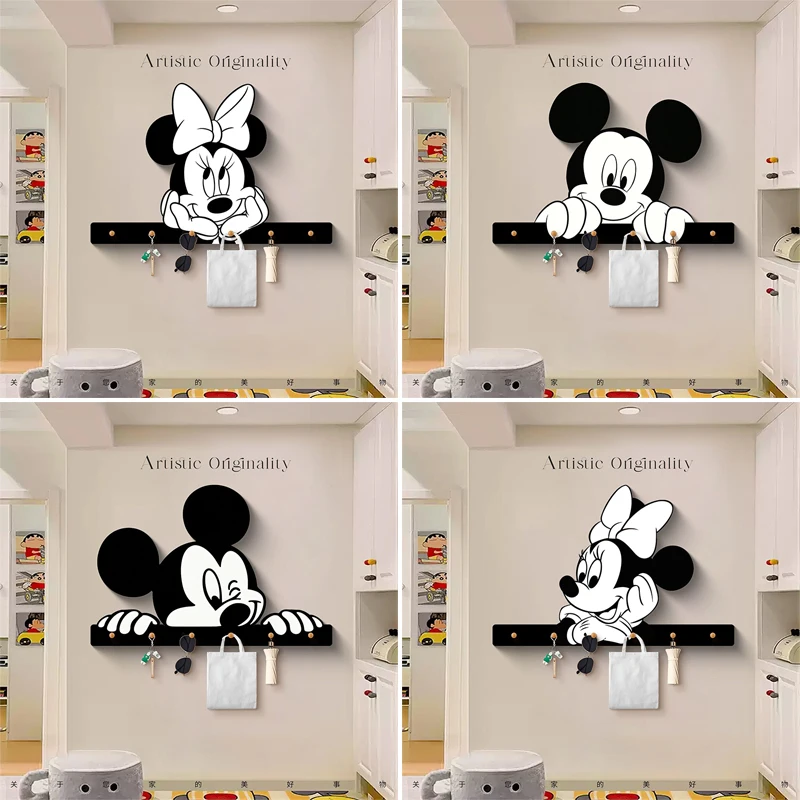 Disney Mickey Wall Coat Rack Anime Household Hooks for Hangging Clothes Towel Hanger Bathroom Robe Hook Kitchen Accessories Gift
Disney Mickey Wall Coat Rack Anime Household Hooks for Hangging Clothes Towel Hanger Bathroom Robe Hook Kitchen Accessories Gift