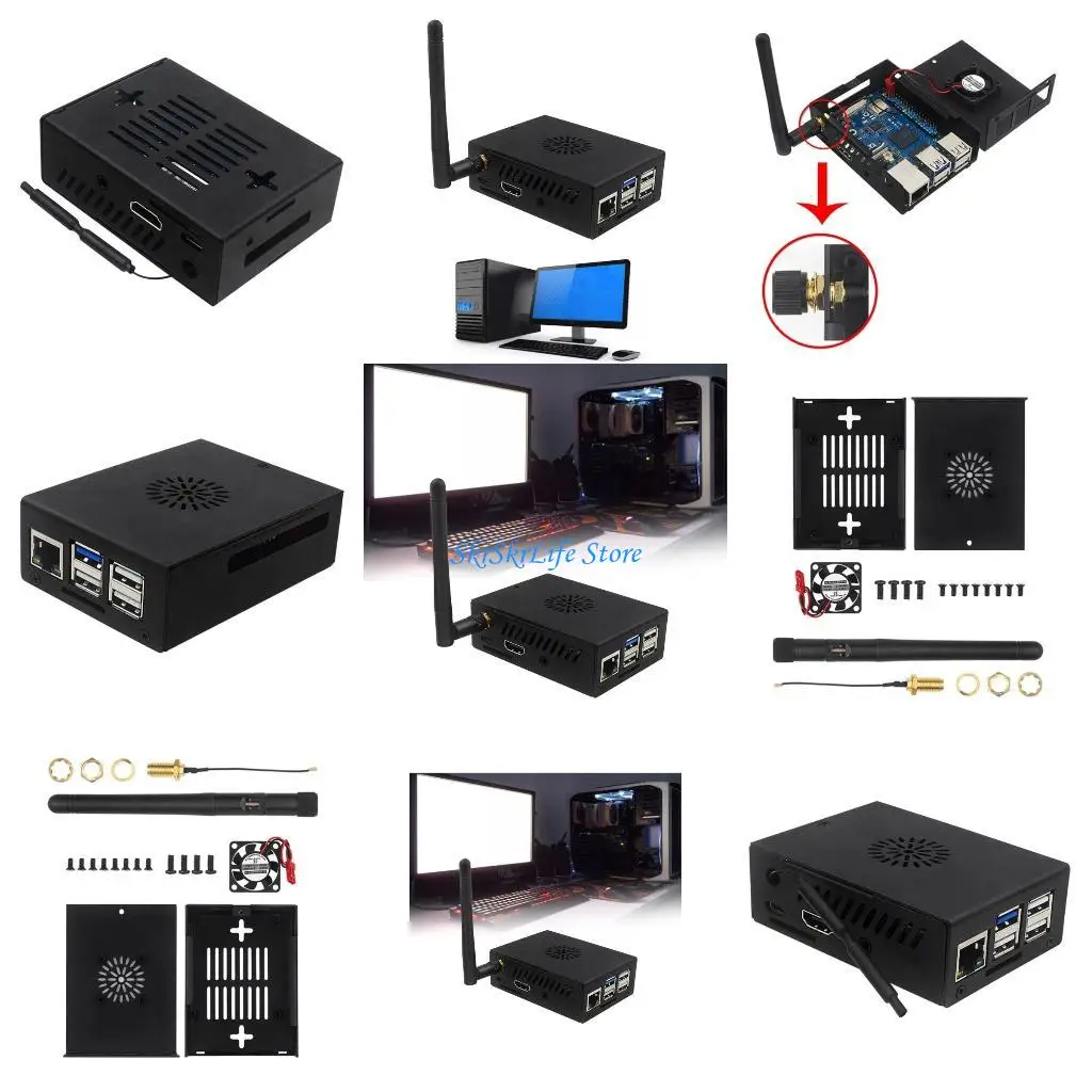 E65E Keep for Orange 3B Safe and Cool Metal Case with Antenna and Fan
E65E Keep for Orange 3B Safe and Cool Metal Case with Antenna and Fan