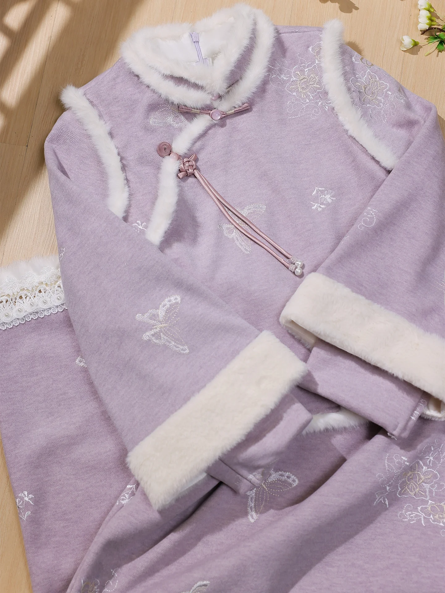 Jiangnan Floing Purple Autumn Winter New Sle Women's Soft Vintage Reformed Jaet Set Long Sve Midi Dr
Jiangnan Floing Purple Autumn Winter New Sle Women's Soft Vintage Reformed Jaet Set Long Sve Midi Dr