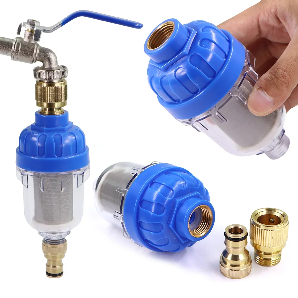 1/2" 40μm Prefilter 16mm Pacifier Garden Taps Faucet Filter Quick Connector 316 Stainless Steel Screen Irrigation Hose Adapter
1/2" 40μm Prefilter 16mm Pacifier Garden Taps Faucet Filter Quick Connector 316 Stainless Steel Screen Irrigation Hose Adapter