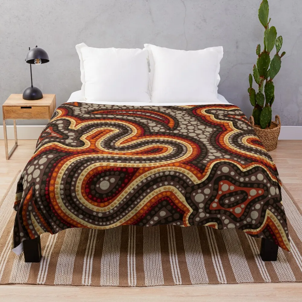 Dot Art Aboriginal Australian Inspired #1 Throw Blanket Double Blanket Knitted Blanket Furry Blanket Blanket For Sofa
Dot Art Aboriginal Australian Inspired #1 Throw Blanket Double Blanket Knitted Blanket Furry Blanket Blanket For Sofa