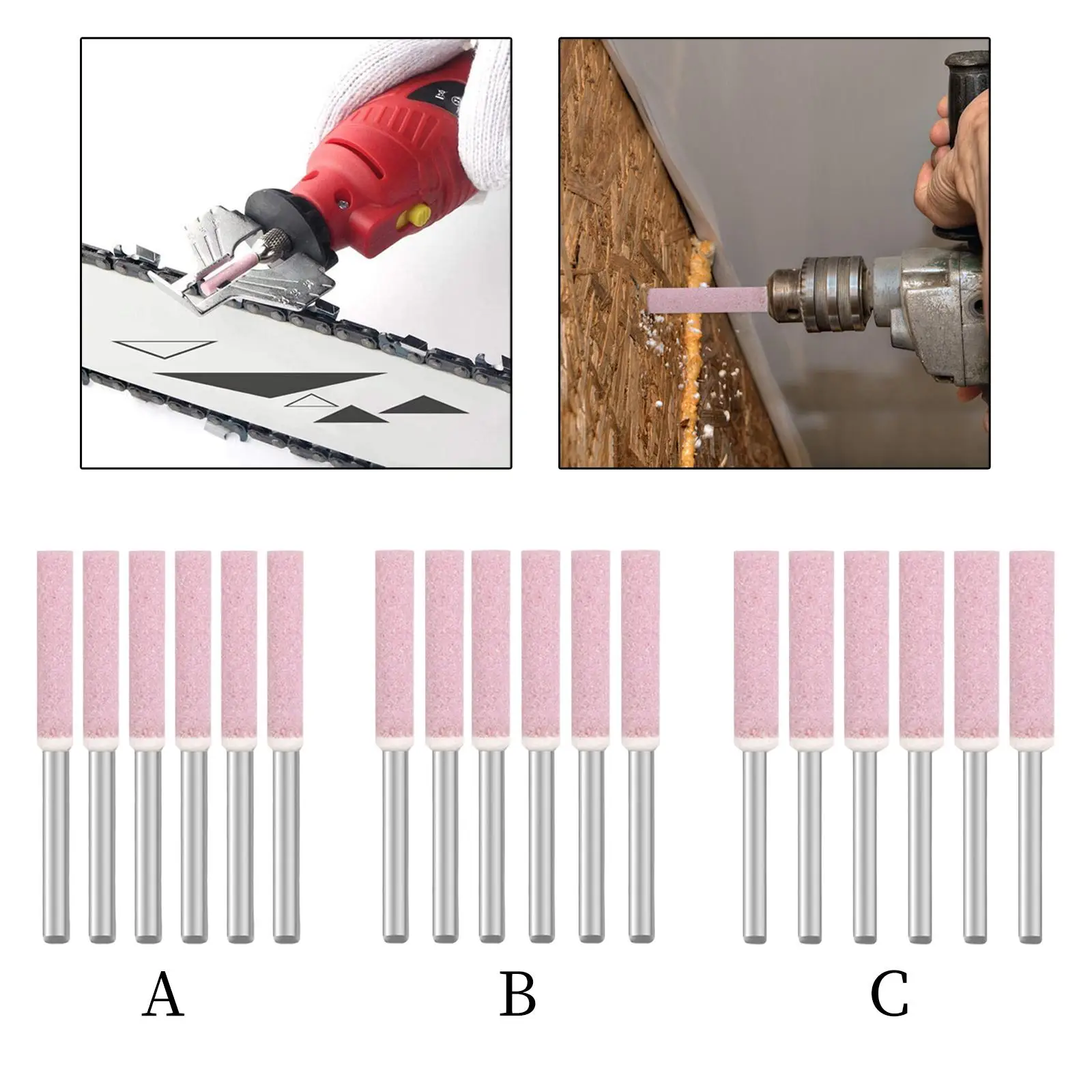 6x абразивная шлифовальная головка цепной пилы, точная для резьбы и полировки
6x абразивная шлифовальная головка цепной пилы, точная для резьбы и полировки
