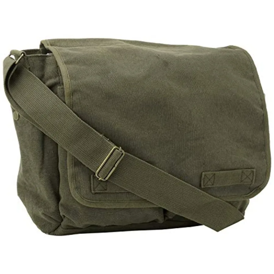 ARMYU Olive Green Original Heavyweight Cotton Canvas Classic Heavyweight Military Messenger Bag + Streamer
ARMYU Olive Green Original Heavyweight Cotton Canvas Classic Heavyweight Military Messenger Bag + Streamer