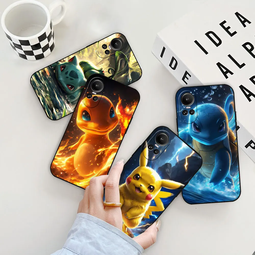 Anime Pokemon Gengar Pikachu Phone Case For OPPO Reno 11 11F 10 8 8T 7 7Z 6 6Z 5 4 3 2F Z ACE Pro Plus Black Soft Silicone Cover
Anime Pokemon Gengar Pikachu Phone Case For OPPO Reno 11 11F 10 8 8T 7 7Z 6 6Z 5 4 3 2F Z ACE Pro Plus Black Soft Silicone Cover