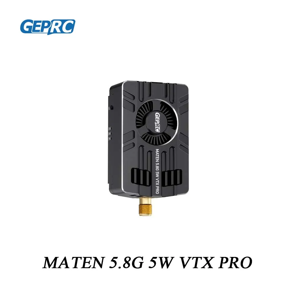 GEPRC MATEN 5.8G 5W VTX PRO 5000mW 4.9 - 5.8GHz Long Range 80CH DIY RC FPV Quadcopter Freestyle Drone Parts
GEPRC MATEN 5.8G 5W VTX PRO 5000mW 4.9 - 5.8GHz Long Range 80CH DIY RC FPV Quadcopter Freestyle Drone Parts