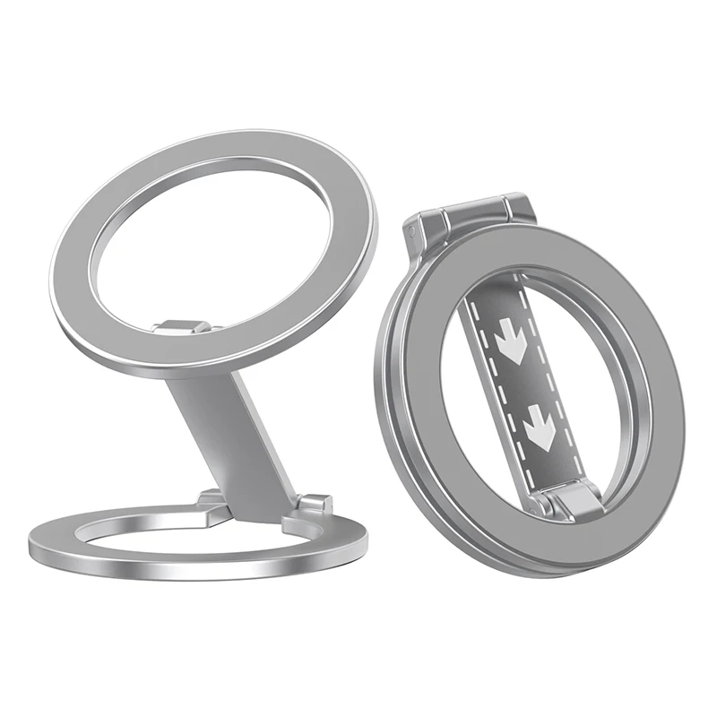 Double Magnetic Cell Phone Ring Holder Compatible With IPhone 16 15 14 13 12 Series MagSafe Removable 360° Rotating Bracket
Double Magnetic Cell Phone Ring Holder Compatible With IPhone 16 15 14 13 12 Series MagSafe Removable 360° Rotating Bracket