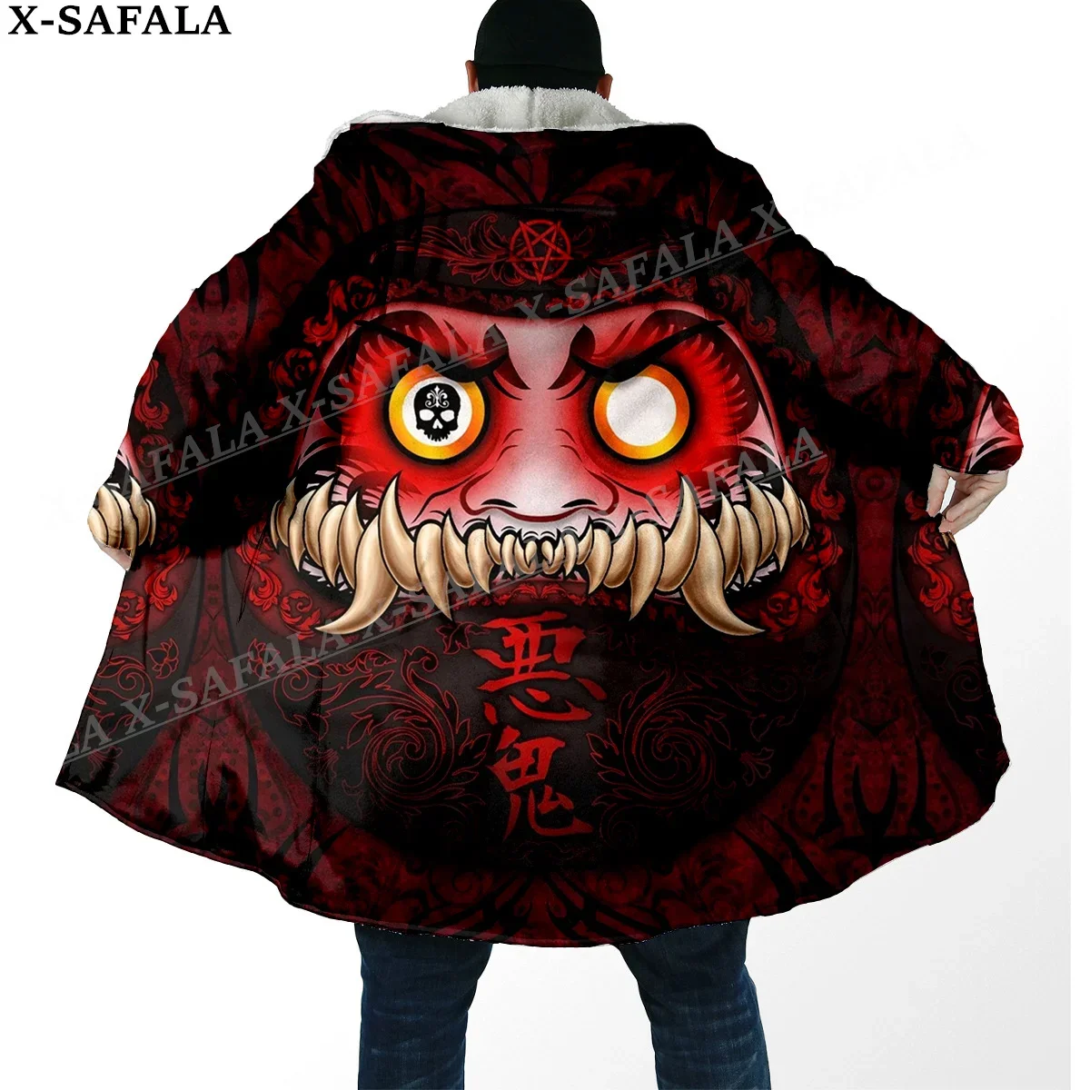 Толстая Теплая мужская накидка с капюшоном Daruma в японском стиле аниме манга, пальто, ветрозащитный халат, одеяло с капюшоном-4
Толстая Теплая мужская накидка с капюшоном Daruma в японском стиле аниме манга, пальто, ветрозащитный халат, одеяло с капюшоном-4