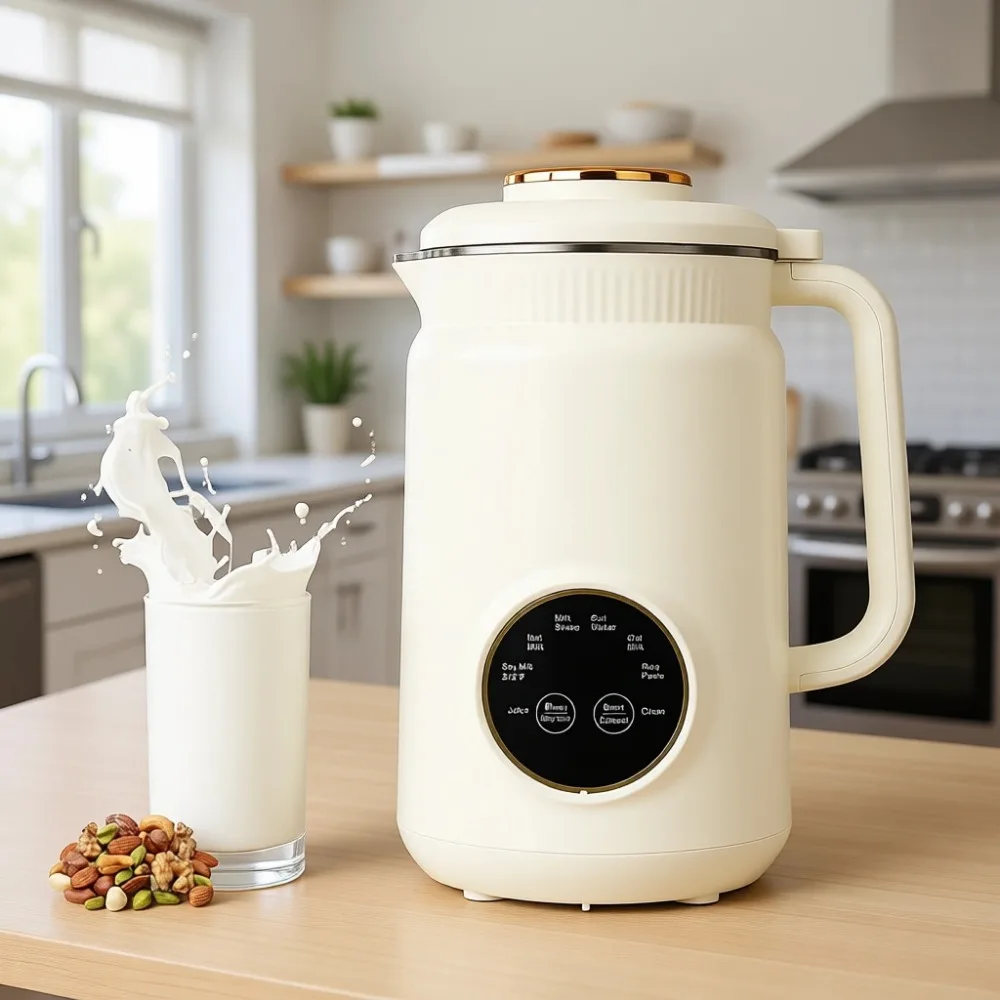34oz 8in1 Plant Milk Maker Soy Almond Oat Delay Start Keep Warm Self Clean
34oz 8in1 Plant Milk Maker Soy Almond Oat Delay Start Keep Warm Self Clean