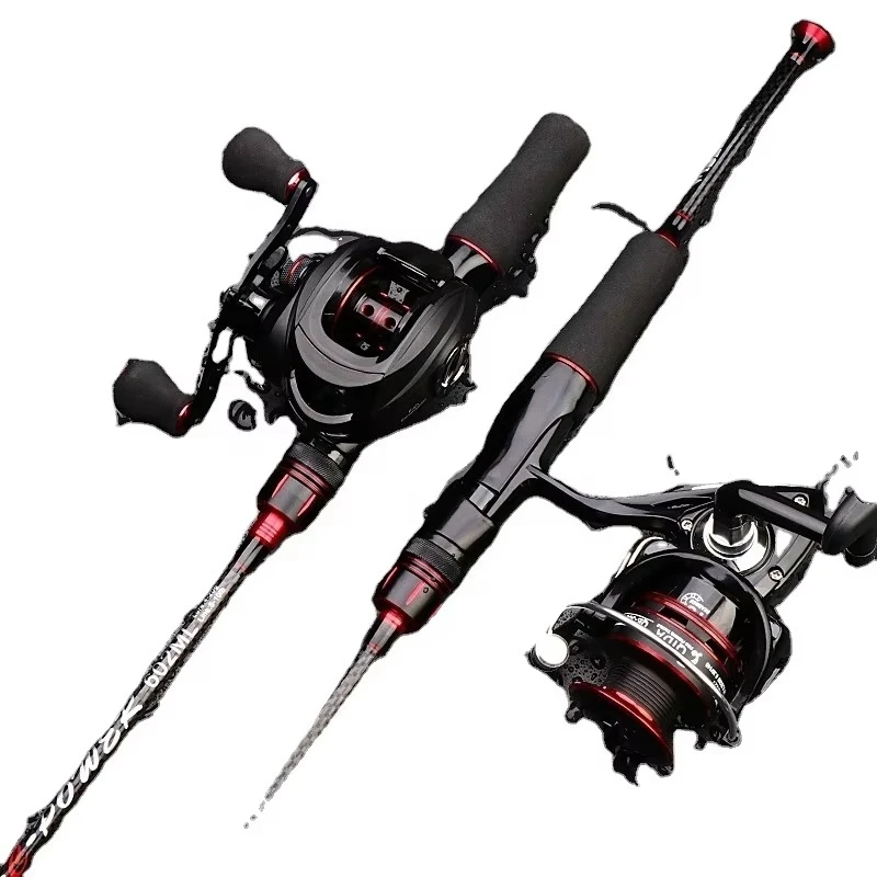 Full set of bait rotary casting combination round high quality fishing two-section rod
Full set of bait rotary casting combination round high quality fishing two-section rod