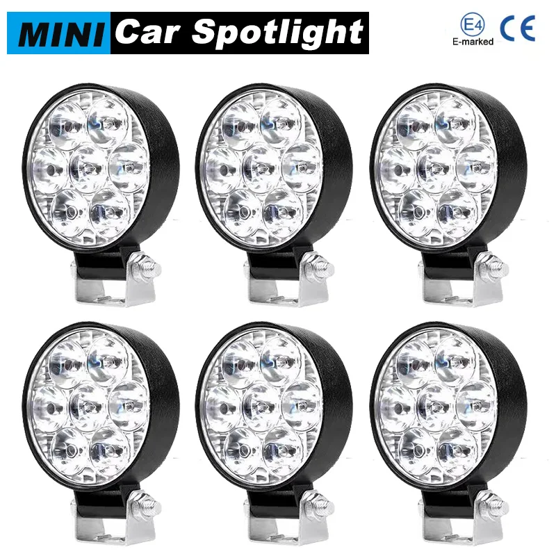Mini LED Work Light Car Spotlight 12V Auxiliary Headlights for Car Off Road Jeep Motorcycle SUV ATVS Car Accessories Light Bar
Mini LED Work Light Car Spotlight 12V Auxiliary Headlights for Car Off Road Jeep Motorcycle SUV ATVS Car Accessories Light Bar