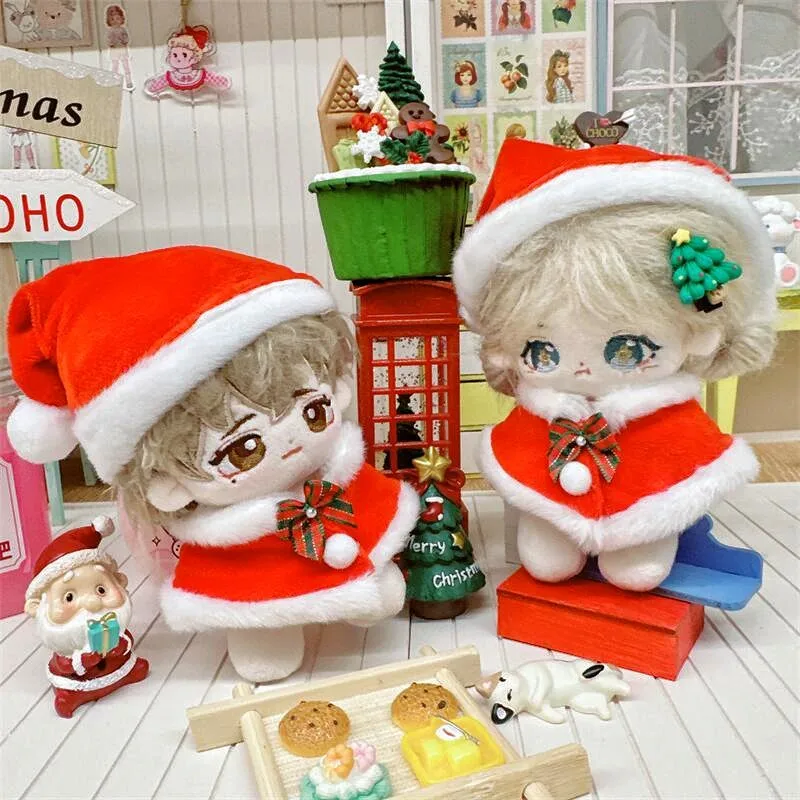 10cm Kawaii Idol Doll Clothes Cute Christmas Hat Coat Shawl Set Snowflake Gingerbread Man Sweater PlushDoll Christmas Tree Decor
10cm Kawaii Idol Doll Clothes Cute Christmas Hat Coat Shawl Set Snowflake Gingerbread Man Sweater PlushDoll Christmas Tree Decor