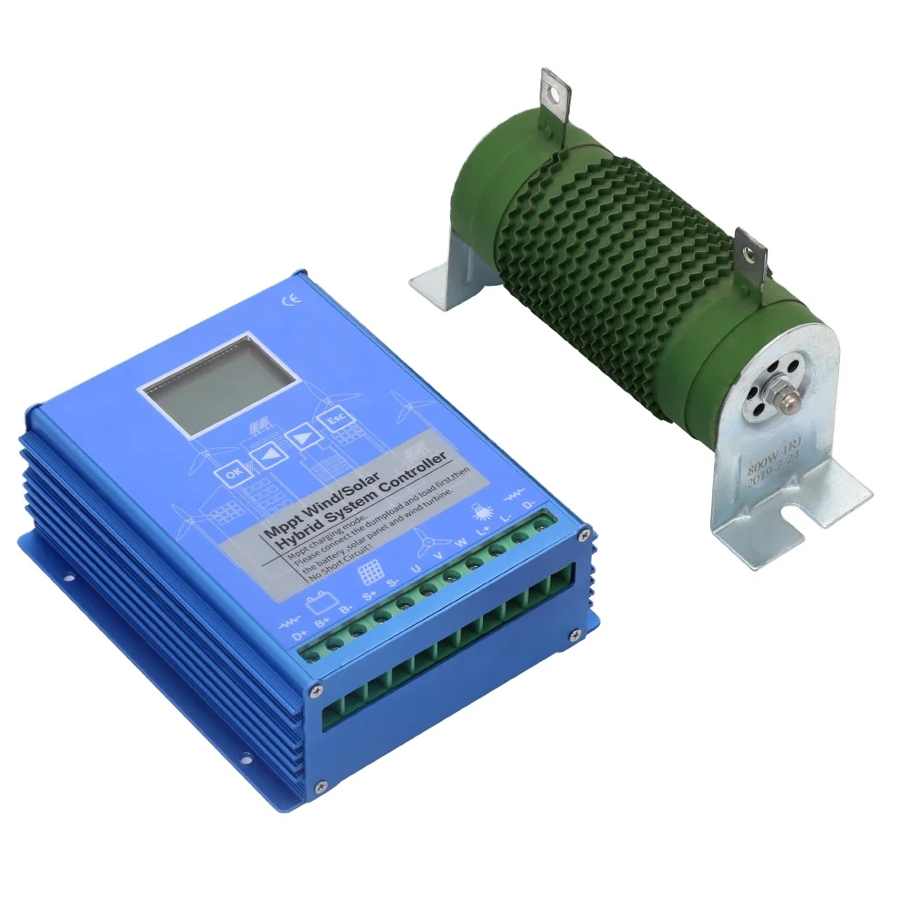 600w 24v Sol and Wind Controller Wind Turbine Charge Controller T off Grid Wind Charging Controller
600w 24v Sol and Wind Controller Wind Turbine Charge Controller T off Grid Wind Charging Controller