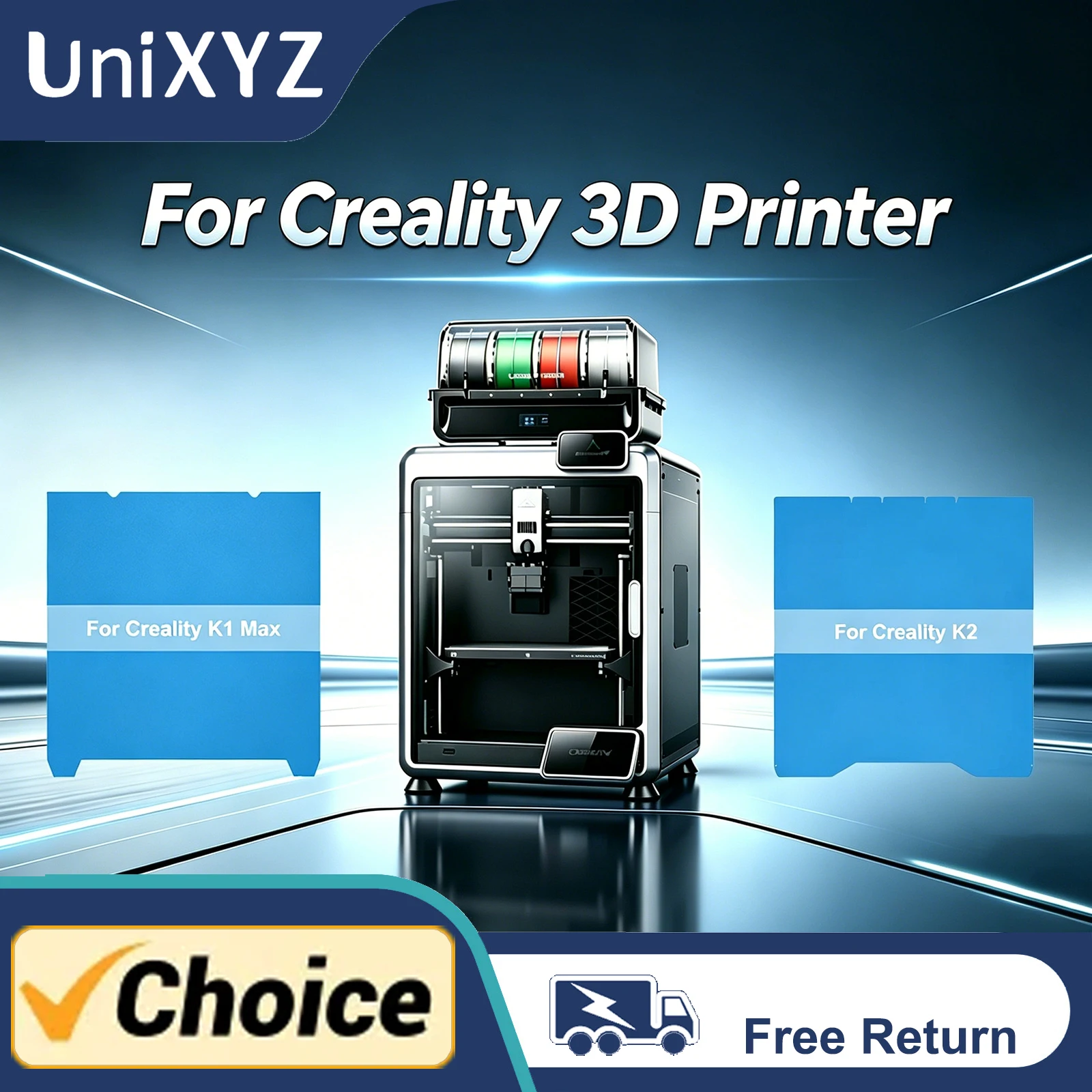 Cool Build Plate for Creality K1 Max K2 Combo Cold Plate, Flexible Steel Plate for Creality K1 K2 Pro Hi 3D Printer Accessories
Cool Build Plate for Creality K1 Max K2 Combo Cold Plate, Flexible Steel Plate for Creality K1 K2 Pro Hi 3D Printer Accessories