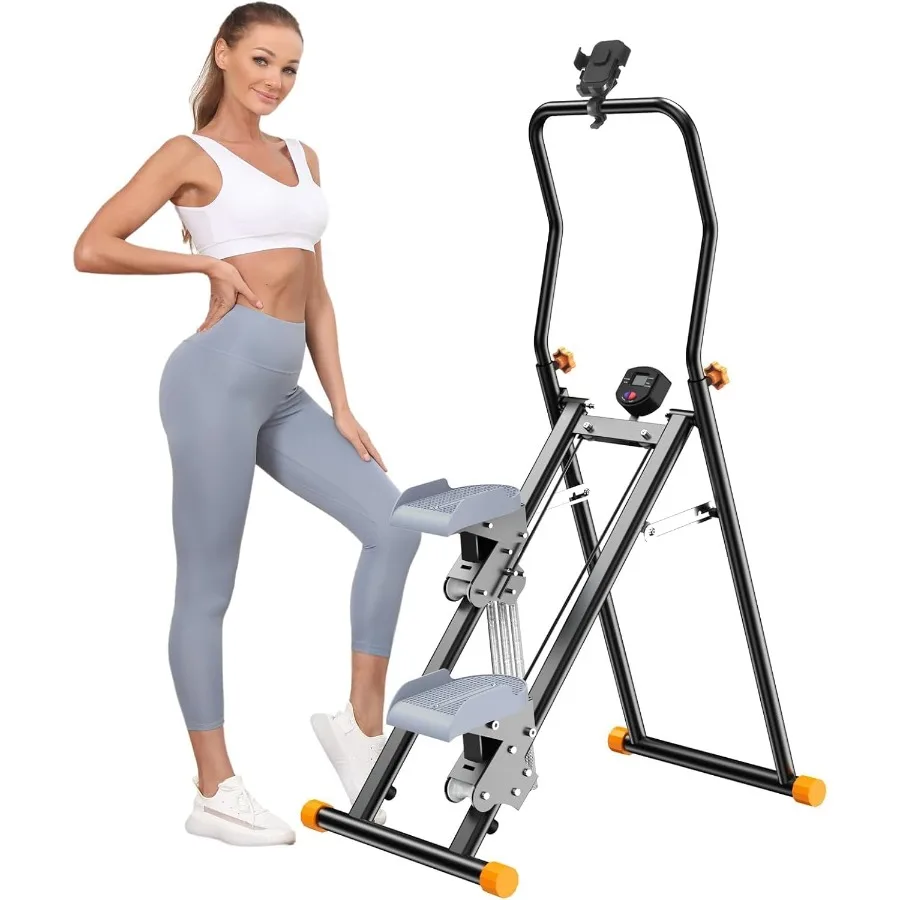 Stair Stepper for Home Upgraded Vertical Climber Machine for Full-Body Workout Compact Folding Cardio Exercise Climber Resistan
Stair Stepper for Home Upgraded Vertical Climber Machine for Full-Body Workout Compact Folding Cardio Exercise Climber Resistan