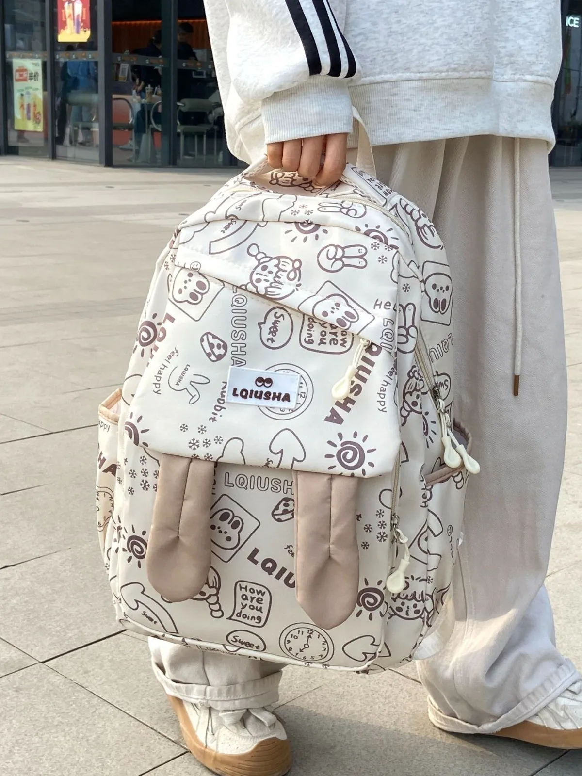 Cute Rabbit School bag for girls primary school 2025 College style backpack lightweight canvas children backpacks for teen girls
Cute Rabbit School bag for girls primary school 2025 College style backpack lightweight canvas children backpacks for teen girls