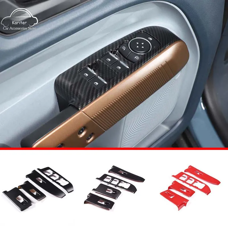 For Ford Maverick 2022 ABS Carbon Fiber Style Car Glass Lift Frame Cover Decorative Stickers Interior Modification Accessories
For Ford Maverick 2022 ABS Carbon Fiber Style Car Glass Lift Frame Cover Decorative Stickers Interior Modification Accessories