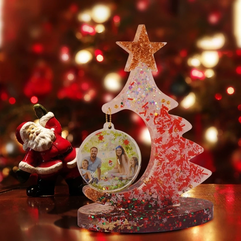 Crystal Christmas Tree Photo Frame Silicone Mold Set with Base DIY Resin Casting Mould handmade Crafts Home Decors Dropshipping
Crystal Christmas Tree Photo Frame Silicone Mold Set with Base DIY Resin Casting Mould handmade Crafts Home Decors Dropshipping
