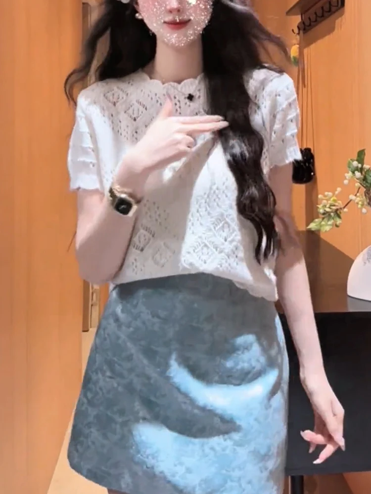 Летний трикотаж 2025 года: модный, универсальный, облегающий, с ажурными вставками, для отпуска и повседневной носки, большие размеры
Летний трикотаж 2025 года: модный, универсальный, облегающий, с ажурными вставками, для отпуска и повседневной носки, большие размеры