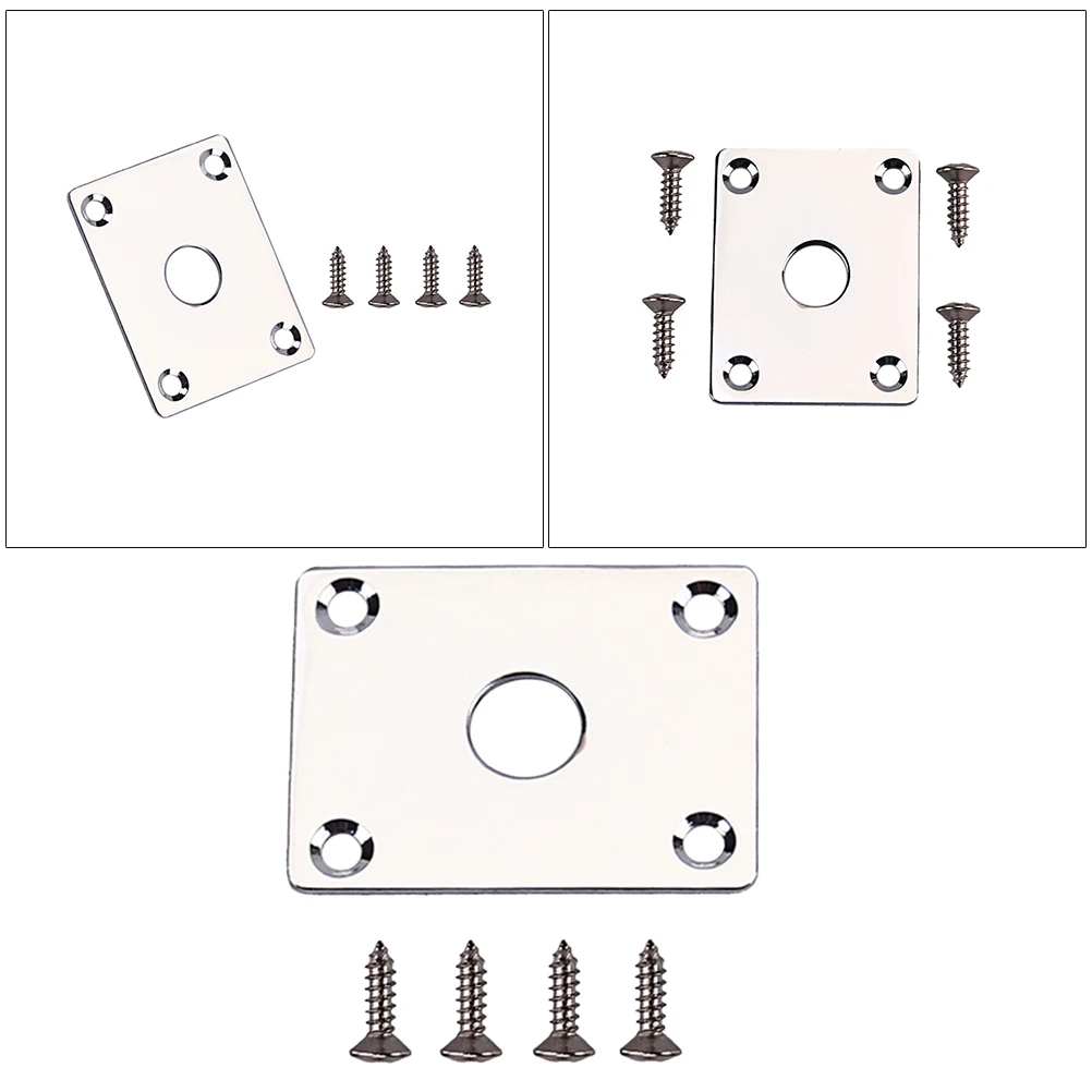 1Set Gt103 Style Jack Plate Chrome Replacement Part Standard Square Output Input Jack Socket for Guitar Bass Silver
1Set Gt103 Style Jack Plate Chrome Replacement Part Standard Square Output Input Jack Socket for Guitar Bass Silver