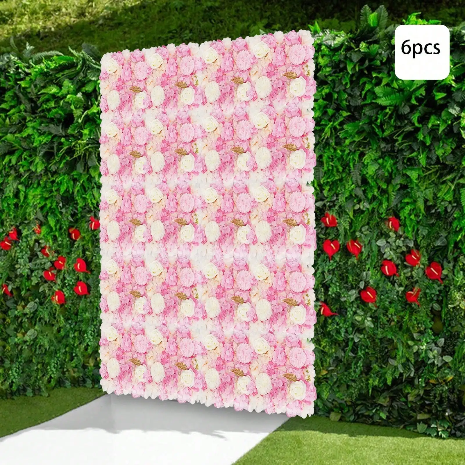 6pcs Artificial Flower Wall Panels Decorative Faux Hydrangea Floral Wall Mat Pad
6pcs Artificial Flower Wall Panels Decorative Faux Hydrangea Floral Wall Mat Pad