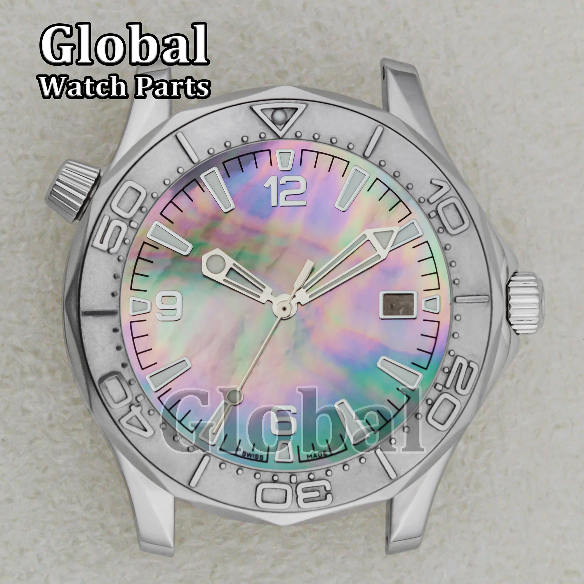 Luminous Watch Dial Hands for Seamaster 300 Stainless Steel Case Fit NH35/NH36 Mechanical Movement Modification Watch Parts
Luminous Watch Dial Hands for Seamaster 300 Stainless Steel Case Fit NH35/NH36 Mechanical Movement Modification Watch Parts