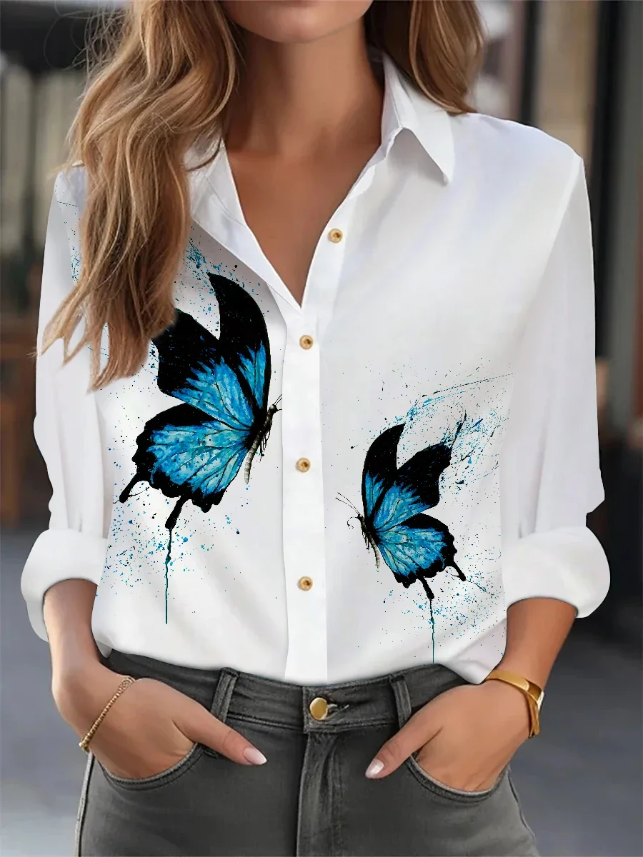 Elegant Loose Blouse Woman Fashion Temperament Long Sleeve Woman Shirt Printed Casual Woman Shirt Holiday Top
Elegant Loose Blouse Woman Fashion Temperament Long Sleeve Woman Shirt Printed Casual Woman Shirt Holiday Top