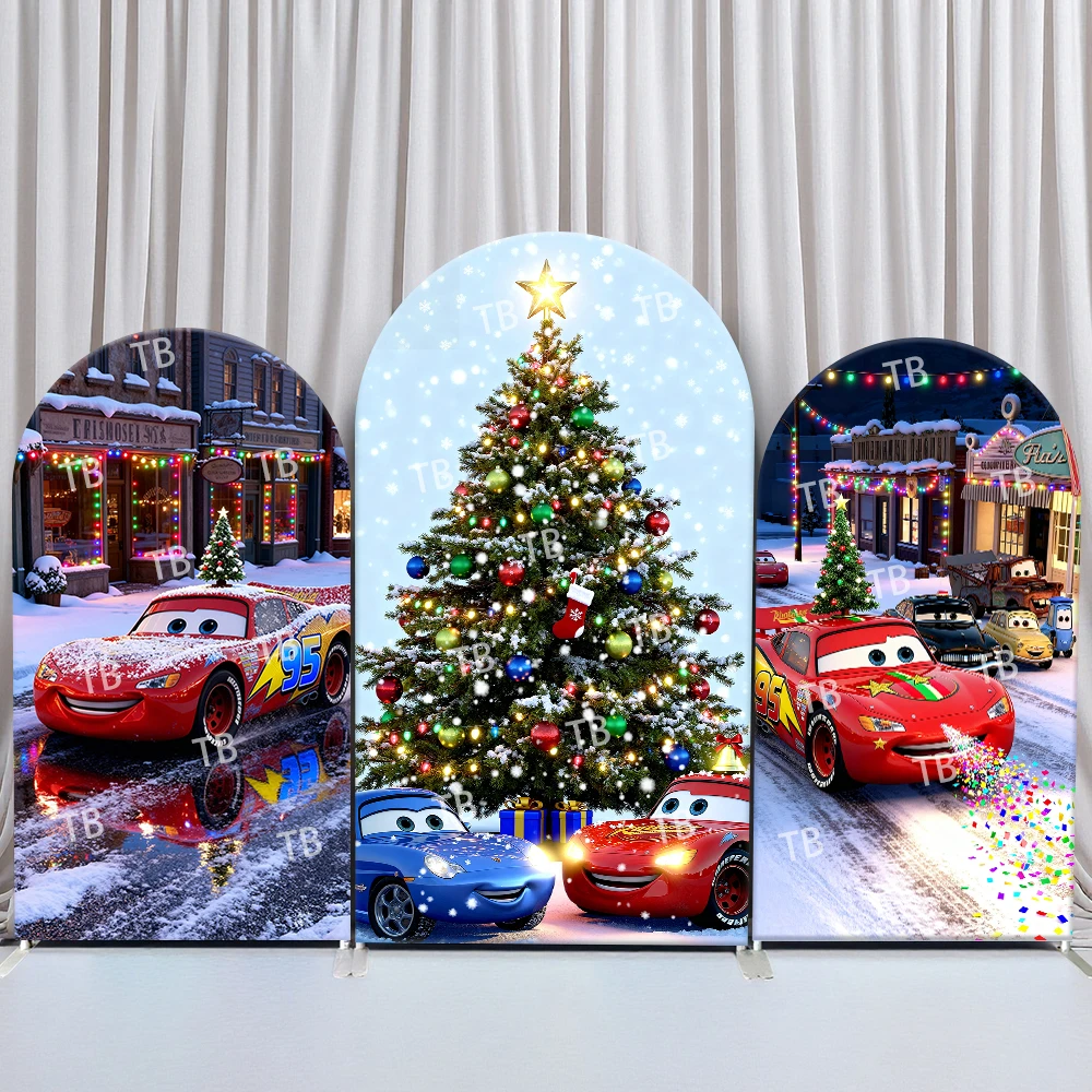 Disney Pixar Cars Arch Backdrop Cover Birthday and Baby Shower Christmas Tree Snow Theme for Kids Party Photo Booth Decor
Disney Pixar Cars Arch Backdrop Cover Birthday and Baby Shower Christmas Tree Snow Theme for Kids Party Photo Booth Decor
