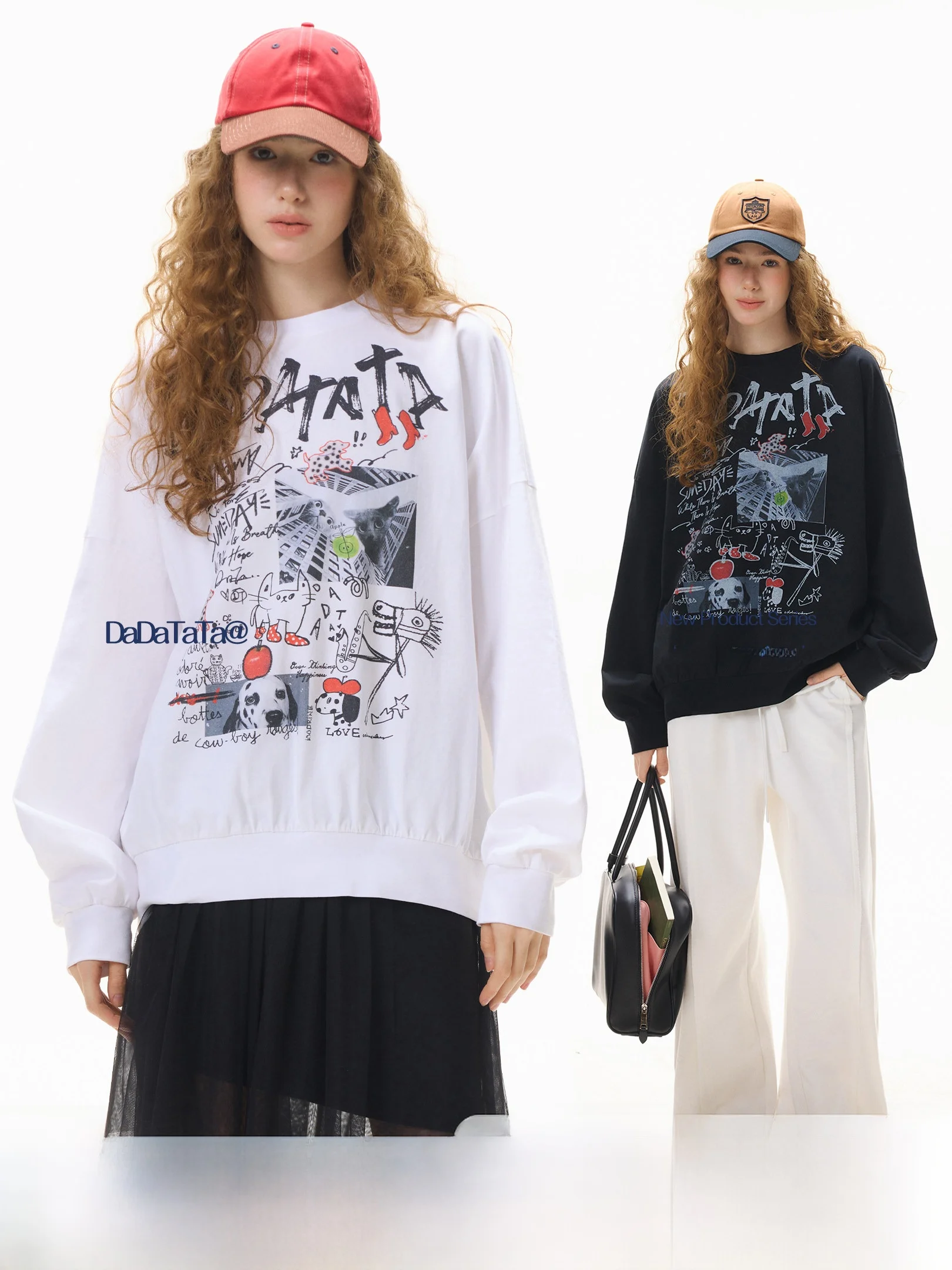 Spring New Arrival JGGU Crystal Label Large Size Women's Sweatshirt Long Sleeve Casual Style Comfortable Fit round Neck Top
Spring New Arrival JGGU Crystal Label Large Size Women's Sweatshirt Long Sleeve Casual Style Comfortable Fit round Neck Top
