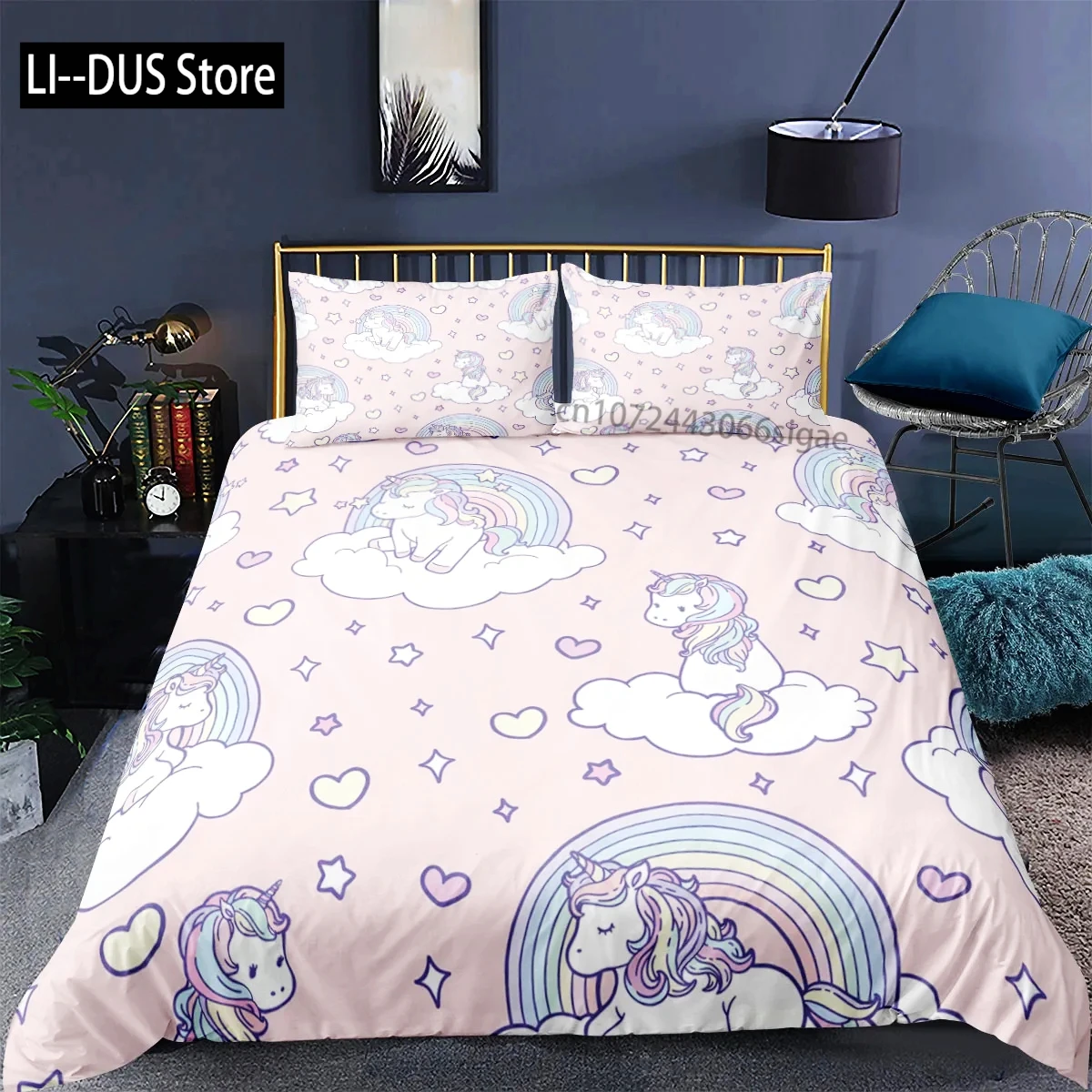 Unicorn Children Bedding Set for Kids Baby Child Twin Full Queen King Size Quilt Cartoon Duvet Cover Set Pillowcase Bed Linens
Unicorn Children Bedding Set for Kids Baby Child Twin Full Queen King Size Quilt Cartoon Duvet Cover Set Pillowcase Bed Linens