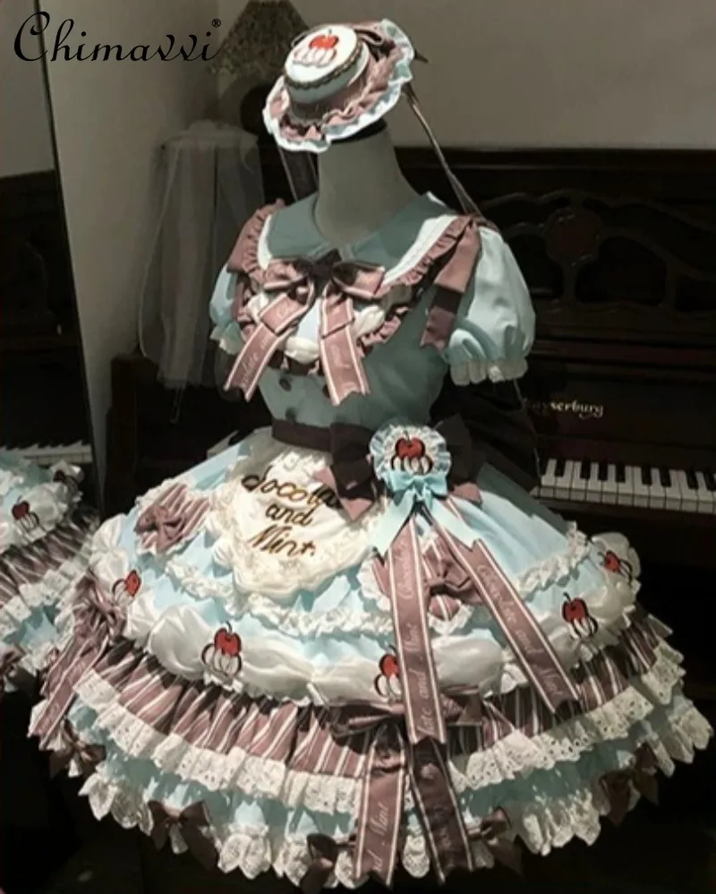 Sweet Lolita Princess Dress New Summer 2026 Cute Girls Bowknot Lace Patchwork Lolita Op Dress Elegant Party Short Dresses
Sweet Lolita Princess Dress New Summer 2026 Cute Girls Bowknot Lace Patchwork Lolita Op Dress Elegant Party Short Dresses