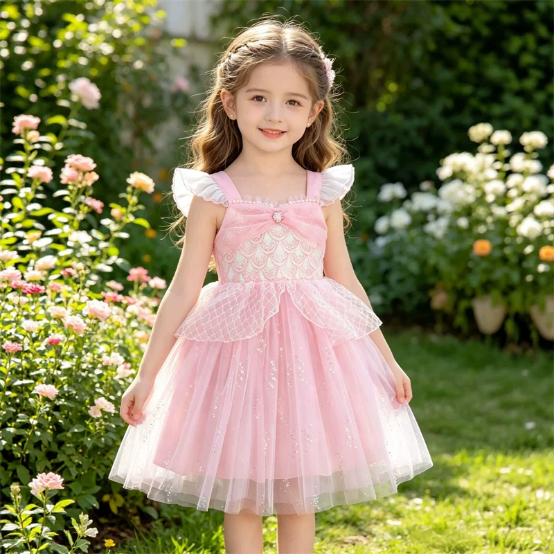 Girls Tulle Dress Princess Kids Sequined Puffy Ballet Dance Gown Fashion Sleeveless Tutu Skirt Christmas Halloween Vestidos
Girls Tulle Dress Princess Kids Sequined Puffy Ballet Dance Gown Fashion Sleeveless Tutu Skirt Christmas Halloween Vestidos