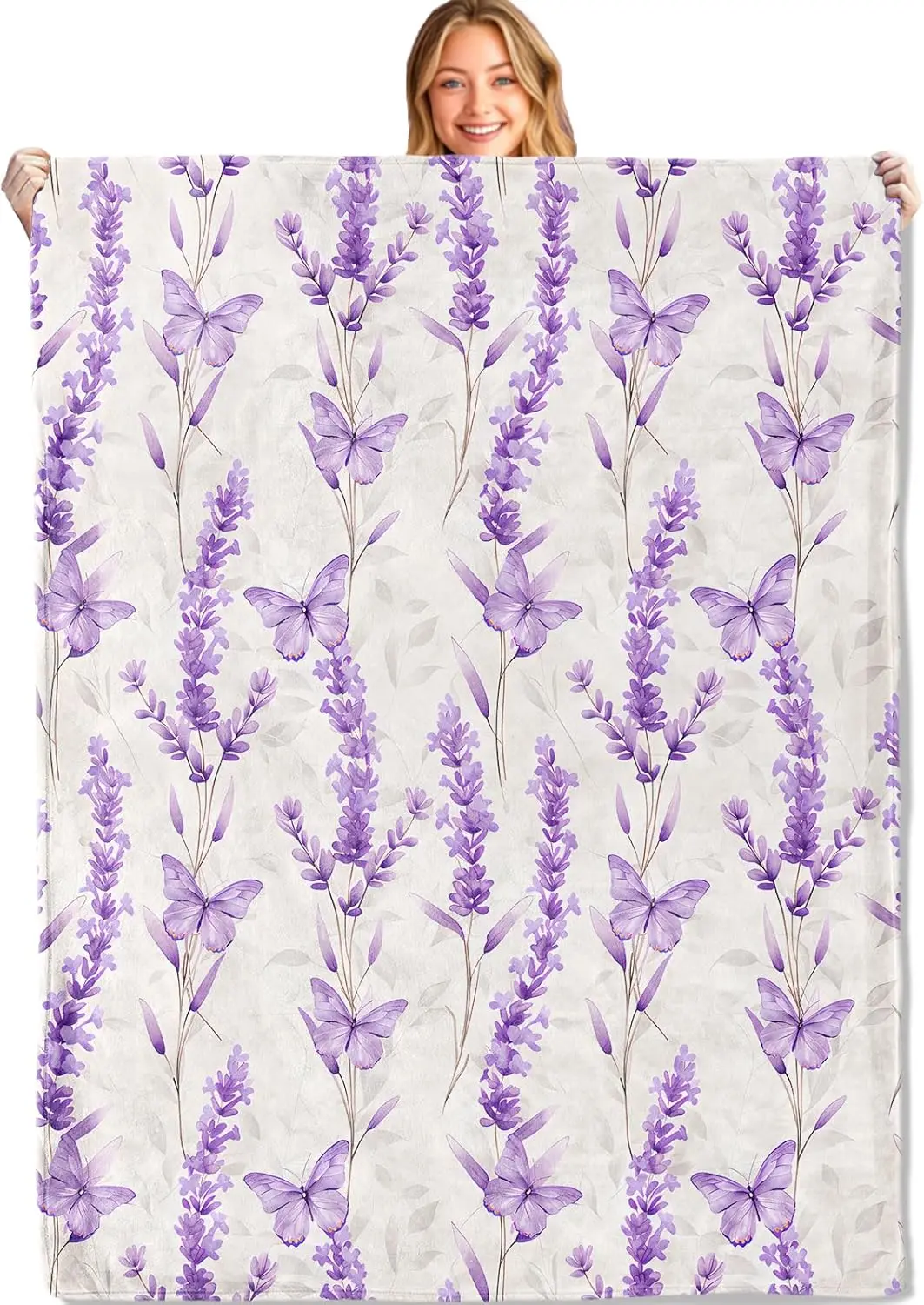 Одеяло лавандового цвета — 50x60 дюймов, ультрамягкое, уютное, легкое фланелевое одеяло, фиолетовое одеяло с цветочным принтом и бабочкой — подарки для женщин и N
Одеяло лавандового цвета — 50x60 дюймов, ультрамягкое, уютное, легкое фланелевое одеяло, фиолетовое одеяло с цветочным принтом и бабочкой — подарки для женщин и N