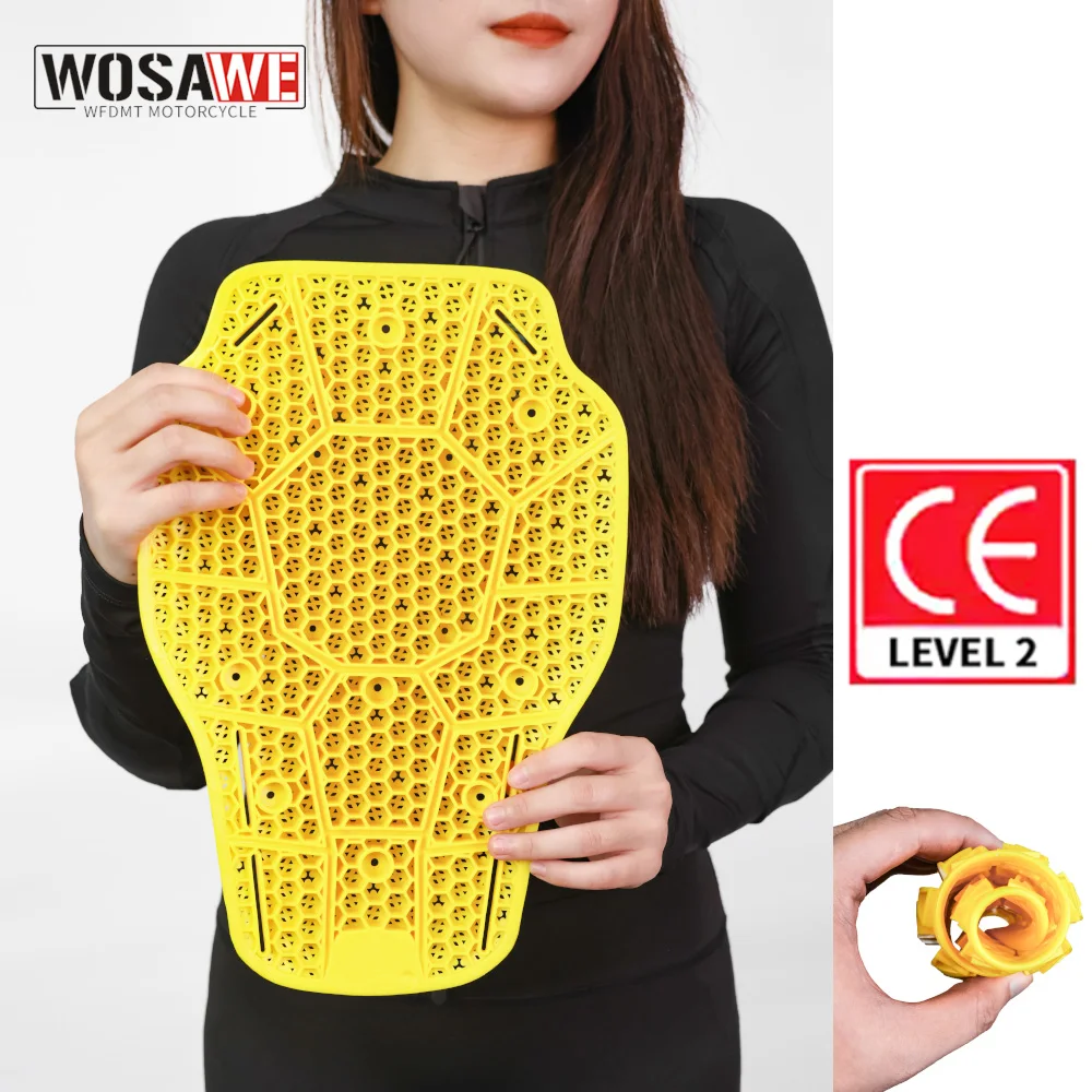 WOSAWE CE Level 2 Motorcycle Back Protector Universal Motorbike Elbow Hip Knee Pads Soft Motorcycle Jacket Pants Insert Gear
WOSAWE CE Level 2 Motorcycle Back Protector Universal Motorbike Elbow Hip Knee Pads Soft Motorcycle Jacket Pants Insert Gear